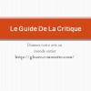 Le Guide De La Critique ( The Gloser's Guide )